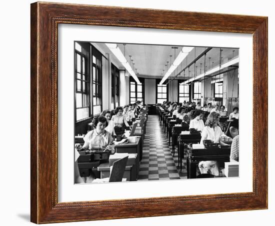 In the B&O Central Office-null-Framed Photographic Print