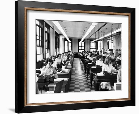 In the B&O Central Office-null-Framed Photographic Print