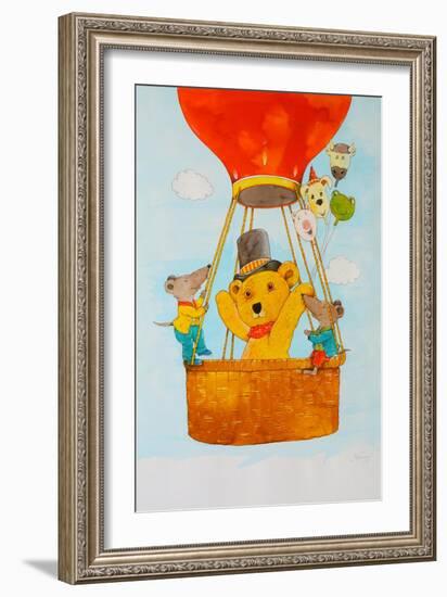 In the Balloon-Christian Kaempf-Framed Giclee Print