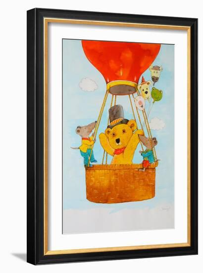 In the Balloon-Christian Kaempf-Framed Giclee Print