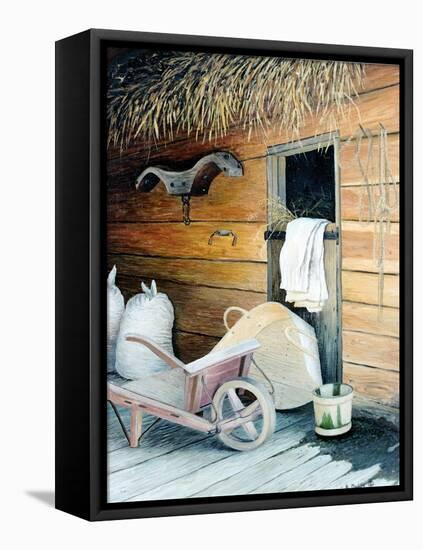 In the Barn-Kevin Dodds-Framed Premier Image Canvas