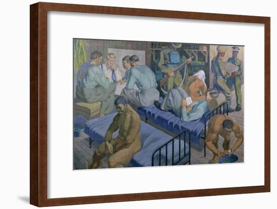 In the Barracks, 1989-Osmund Caine-Framed Giclee Print