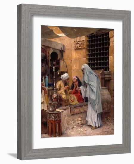 In the Bazaar, 1901-Charles Wilda-Framed Giclee Print