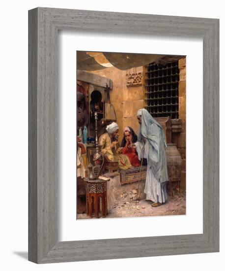 In the Bazaar, 1901-Charles Wilda-Framed Giclee Print