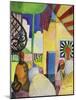 In the Bazaar, 1914-Auguste Macke-Mounted Giclee Print