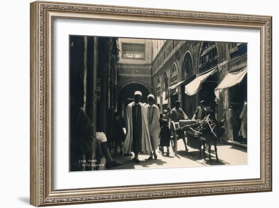 In the Bazaar, Tunis, Egypt, 1936-null-Framed Photographic Print