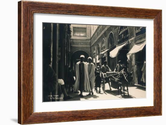 In the Bazaar, Tunis, Egypt, 1936-null-Framed Photographic Print