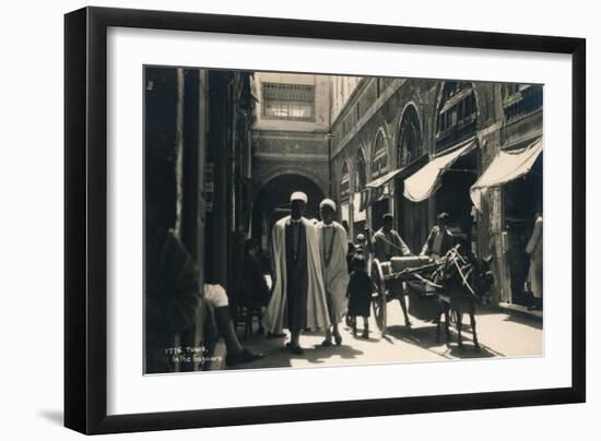 In the Bazaar, Tunis, Egypt, 1936-null-Framed Photographic Print