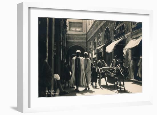 In the Bazaar, Tunis, Egypt, 1936-null-Framed Photographic Print