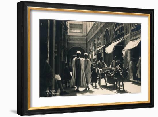 In the Bazaar, Tunis, Egypt, 1936-null-Framed Photographic Print