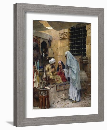 In the Bazaar-Charles Wilda-Framed Giclee Print