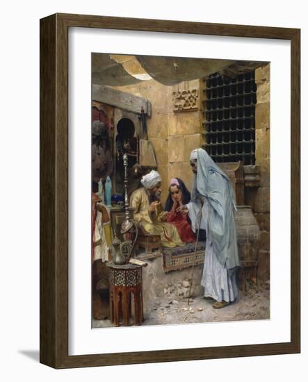 In the Bazaar-Charles Wilda-Framed Giclee Print