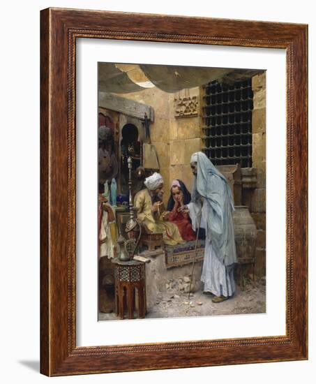 In the Bazaar-Charles Wilda-Framed Giclee Print