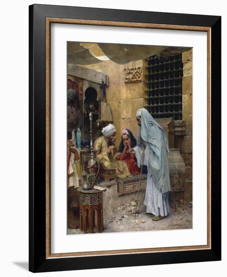 In the Bazaar-Charles Wilda-Framed Giclee Print