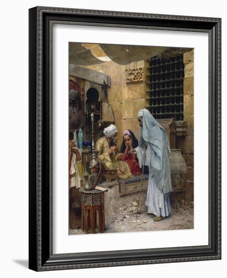 In the Bazaar-Charles Wilda-Framed Giclee Print