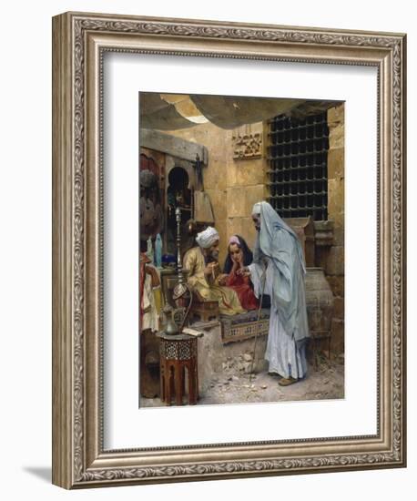 In the Bazaar-Charles Wilda-Framed Giclee Print