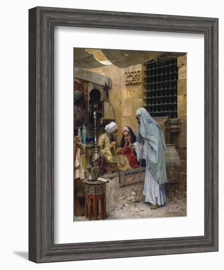 In the Bazaar-Charles Wilda-Framed Giclee Print