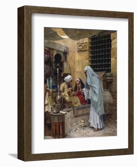 In the Bazaar-Charles Wilda-Framed Giclee Print