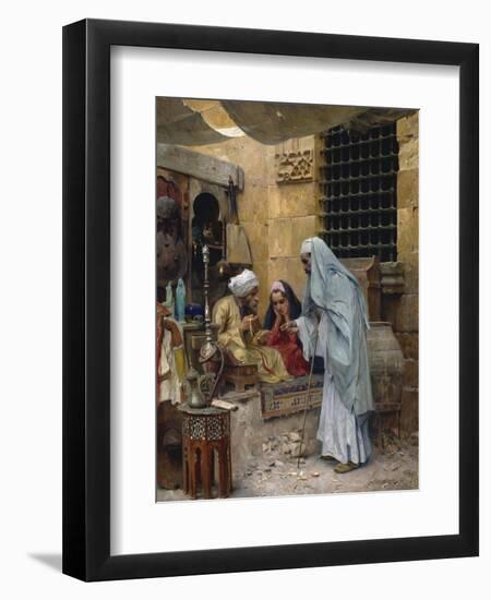 In the Bazaar-Charles Wilda-Framed Giclee Print