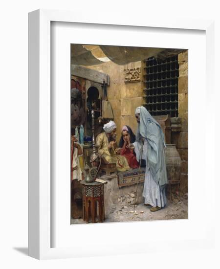 In the Bazaar-Charles Wilda-Framed Giclee Print