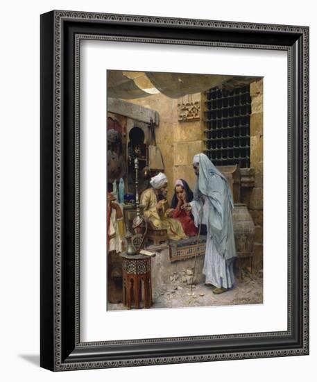 In the Bazaar-Charles Wilda-Framed Giclee Print