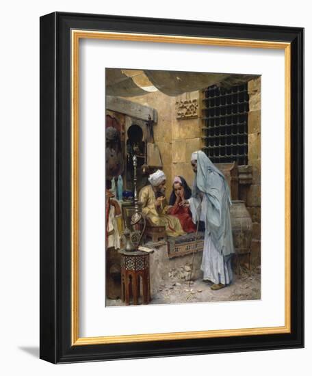 In the Bazaar-Charles Wilda-Framed Giclee Print