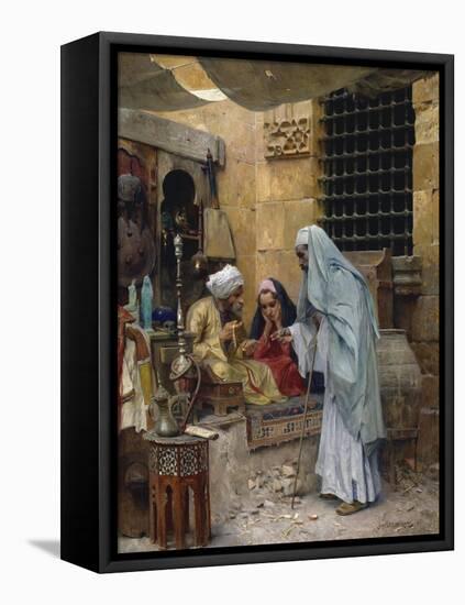 In the Bazaar-Charles Wilda-Framed Premier Image Canvas