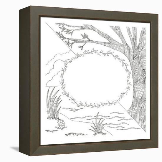 In The Begining-Pam Varacek-Framed Stretched Canvas