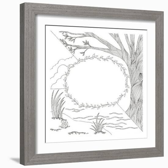 In The Begining-Pam Varacek-Framed Art Print