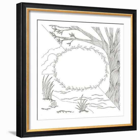 In The Begining-Pam Varacek-Framed Art Print