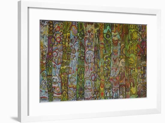 In the Beginning-Wole Oyeyemi-Framed Giclee Print