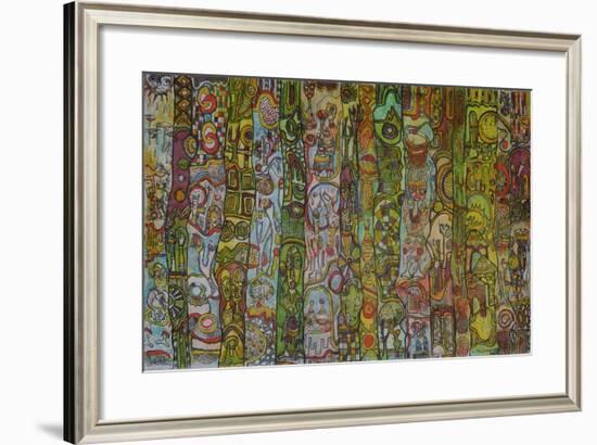 In the Beginning-Wole Oyeyemi-Framed Giclee Print