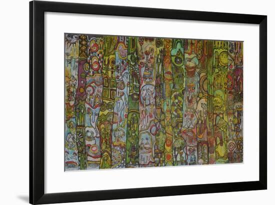 In the Beginning-Wole Oyeyemi-Framed Giclee Print