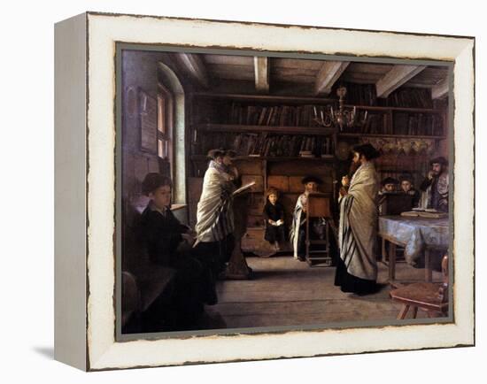 In the Beth Hamidrash-Isidor Kaufmann-Framed Stretched Canvas