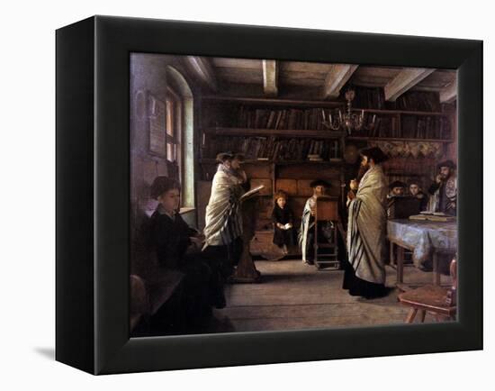 In the Beth Hamidrash-Isidor Kaufmann-Framed Stretched Canvas