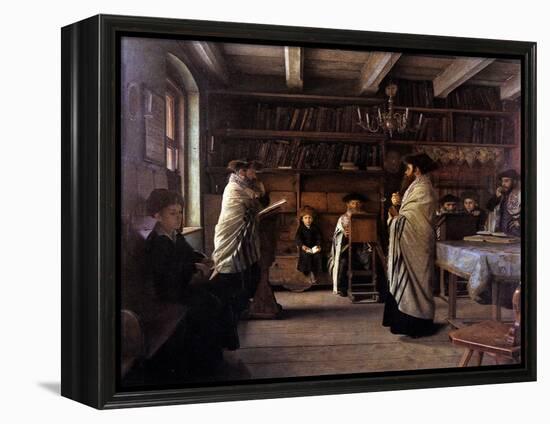 In the Beth Hamidrash-Isidor Kaufmann-Framed Stretched Canvas