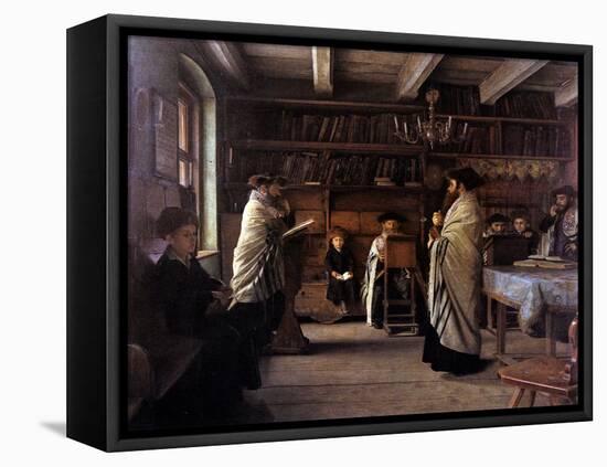 In the Beth Hamidrash-Isidor Kaufmann-Framed Stretched Canvas