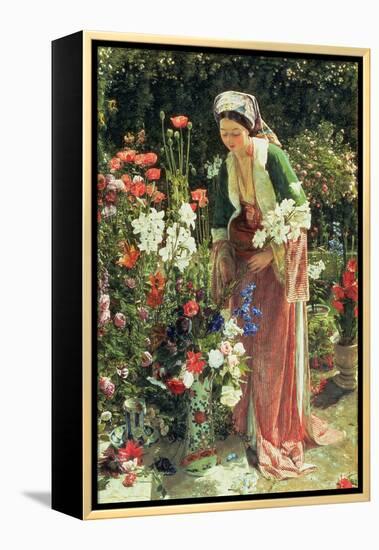 In the Bey's Garden, 1865-John Frederick Lewis-Framed Premier Image Canvas