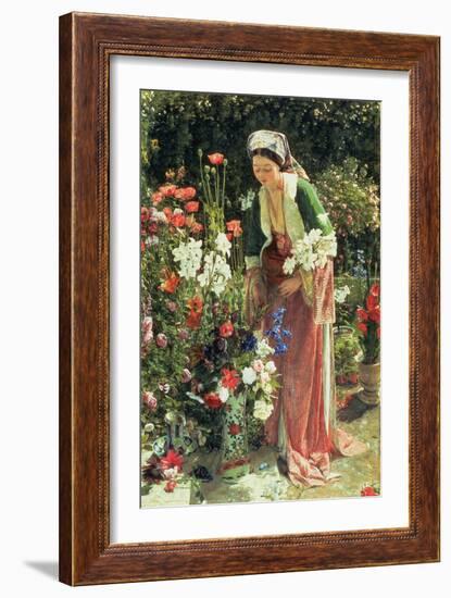 In the Bey's Garden, 1865-John Frederick Lewis-Framed Giclee Print