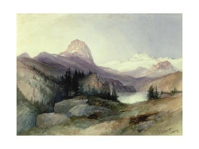 The Three Tetons by Thomas Moran Paper Print Repro