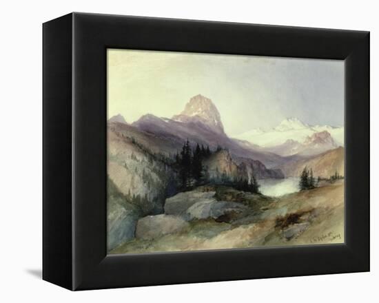 In the Bighorn Mountains, 1889-Thomas Moran-Framed Premier Image Canvas