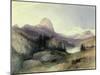 In the Bighorn Mountains, 1889-Thomas Moran-Mounted Giclee Print