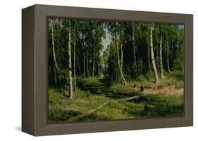 In the Birch Tree Forest, 1883-Ivan Ivanovitch Shishkin-Framed Premier Image Canvas