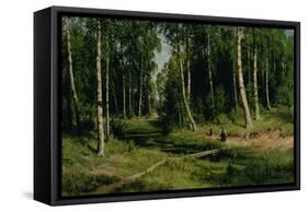 In the Birch Tree Forest, 1883-Ivan Ivanovitch Shishkin-Framed Premier Image Canvas