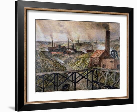 In the Black Country, 1890-Constantin Meunier-Framed Giclee Print