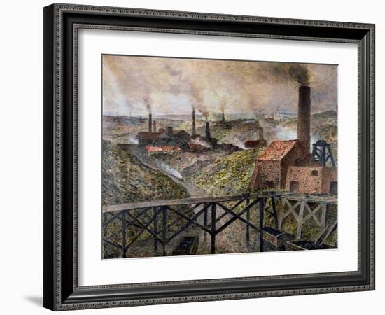 In the Black Country, 1890-Constantin Meunier-Framed Giclee Print