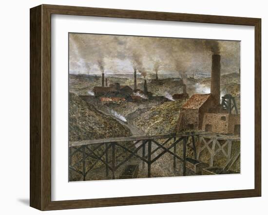 In the Black Country, Ca. 1893-Constantin Meunier-Framed Art Print