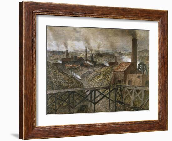 In the Black Country, Ca. 1893-Constantin Meunier-Framed Art Print