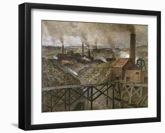 In the Black Country, Ca. 1893-Constantin Meunier-Framed Art Print