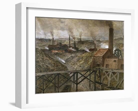 In the Black Country, Ca. 1893-Constantin Meunier-Framed Art Print